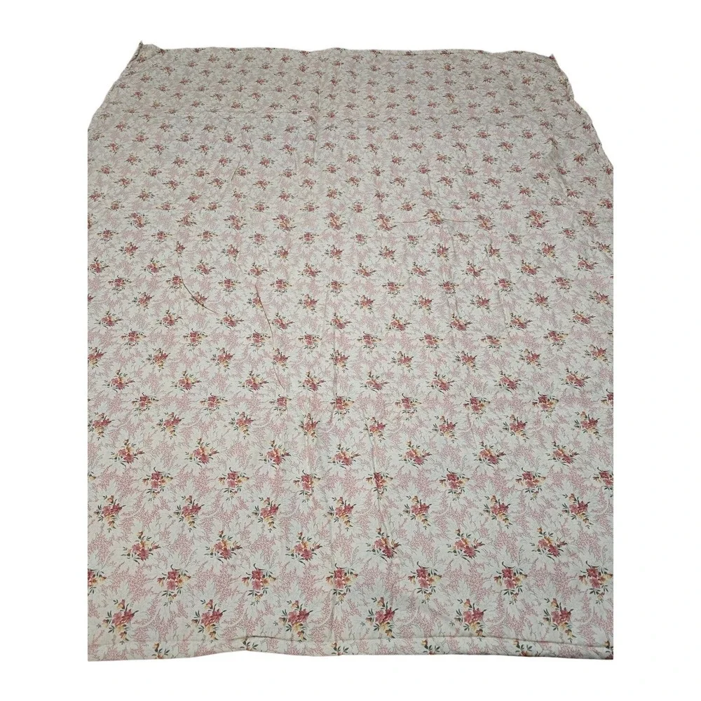 New Fresh Handmade Patchwork Quilt Pink Floral‎ Boho Body Throw Blanket /0189